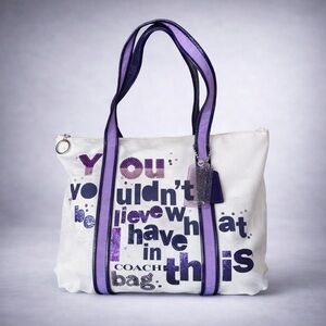 Coach Poppy Tote 💥 NOT FOR SALE 💥